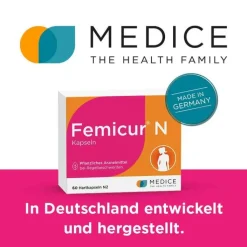 Femicur® N Kapseln bei Regelbeschwerden, 60 St