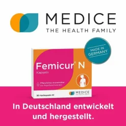 Femicur® N Kapseln bei Regelbeschwerden, 30 St