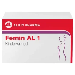 Aliud Pharma Femin AL 1 Kinderwunsch Hartkapseln, 30 St>Kinder Schwangerschaft|Kinderwunsch Tabletten