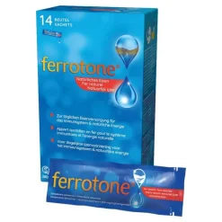 Ferrotone natürliches Eisen Beutel, 14X20 ml> Eisenversorgung|Nahrungsergänzung
