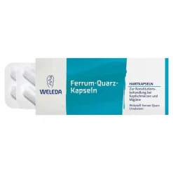 Weleda Ferrum-Quarz-Kapseln, 20 St> Migräne Tabletten|Kopfschmerztabletten