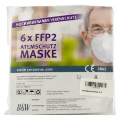 FFP2 Atemschutzmaske, 6 St