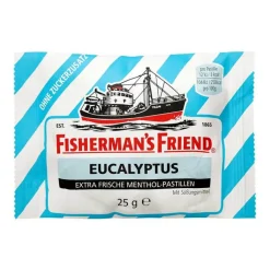 Fishermans Friend Eucalyptus ohne Zucker Pastillen, 25 g