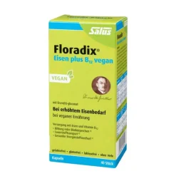 Floradix Eisen plus B12 vegan Kapseln, 40 St