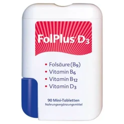 Folplus + D3 Tabletten, 90 St> Hirnleistung & Nerven