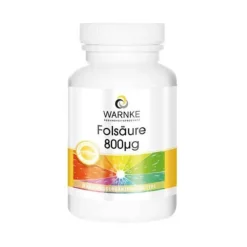 Warnke Folsäure 800 Microgramm Tabletten, 100 St> Vitamin B9 (Folsäure)