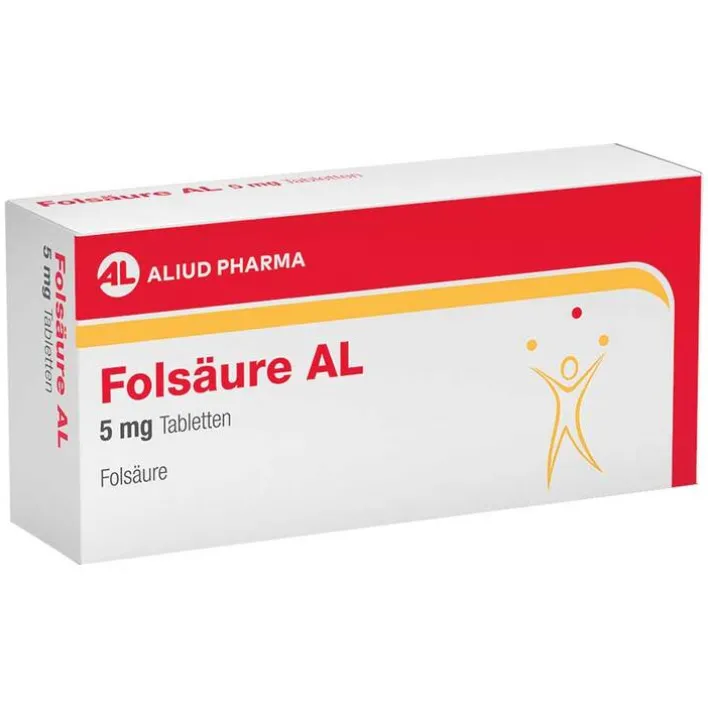 Aliud Pharma Folsäure AL 5 mg Tabletten, 20 St> Vitamin B9 (Folsäure)