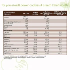 For You eiweiß power Cookies & Cream Pulver, 750 g