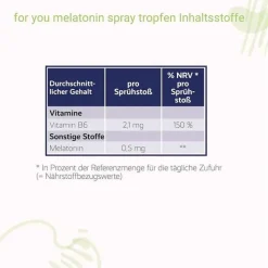 For You melatonin spray, 30 ml> Melatonin Spray