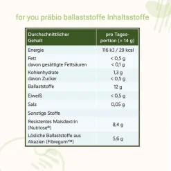 For You präbio ballaststoffe Pulver, 420 g