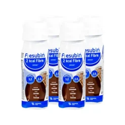 Fresubin 2 kcal Fibre Drink Schokolade Trinkflasche , 4X200 ml