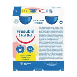 Fresubin 5 kcal SHOT Lemon Lösung, 4X120 ml