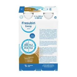 Fresubin Energy Drink Cappuccino Trinkflasche, 6X4X200 ml> Trinknahrung