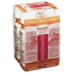 Fresubin Energy Drink Erdbeere Trinkflasche, 4X200 ml> Trinknahrung