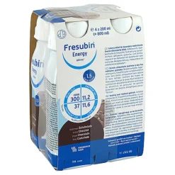 Fresubin Energy Drink Schokolade Trinkflasche Cpc, 4X200 ml