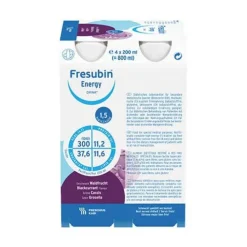 Fresubin Energy Drink Waldfrucht Trinkflasche, 4X200 ml> Trinknahrung