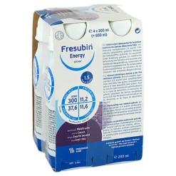 Fresubin Energy Drink Waldfrucht Trinkflasche, 4X200 ml> Trinknahrung