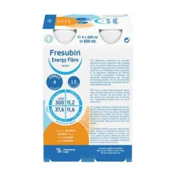 Fresubin Energy Fibre Drink Karamell Trinkflasche, 6X4X200 ml> Trinknahrung