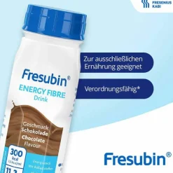 Fresubin Energy Fibre Drink Mischkarton Trinkflasche, 6X4X200 ml