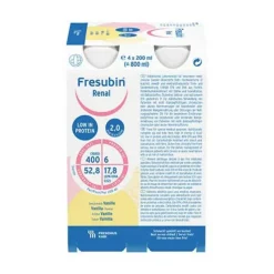 Fresubin renal Vanille Easy Drink, 4X200 ml