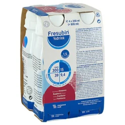 Fresubin Yodrink Himbeere, 4X200 ml> Trinknahrung