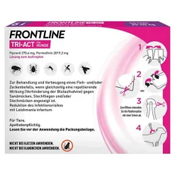 FRONTLINE TRI-ACT® gegen Zecke, Floh und fliegende Insekten bei Hunden (20-40kg), 6 St