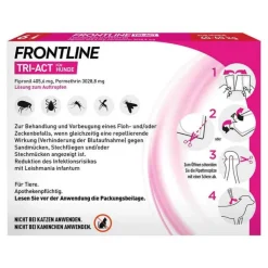 FRONTLINE TRI-ACT® gegen Zecke, Floh und fliegende Insekten bei Hunden (40-60kg), 6 St
