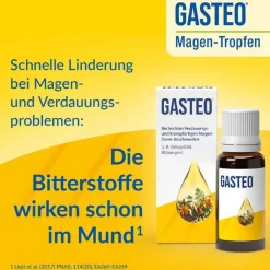 GASTEO Tropfen bei Magen-Darm-Beschwerden, 50 ml