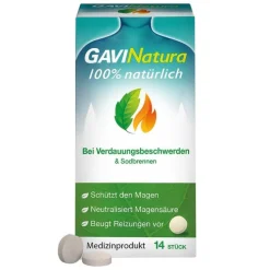 Reckitt Benckiser GAVINatura Lutschtabletten bei Verdauungsbeschwerden & Sodbrennen, 14 St> Verdauung|Sodbrennen Medikamente