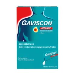 GAVISCON® Advance Pfefferminz Suspension bei Sodbrennen, 12X10 ml