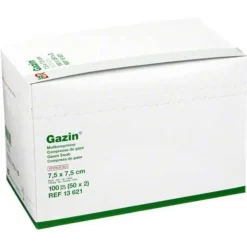 Gazin Kompressen 7,5x7,5cm 8, 50X2 St