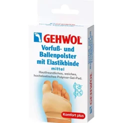 Gehwol Vorfuß- und Ballenpolster mit Elastikbinde mittel, 1 St