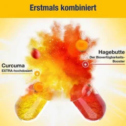 Gelencium Curcuma Plus hochdosiert mit Vitamin C Kapseln, 60 St