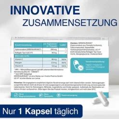 Gelencium Hyaluron Kollagen hochdosiert mit Vitamin C Kapseln , 30 St><noscript><img width=