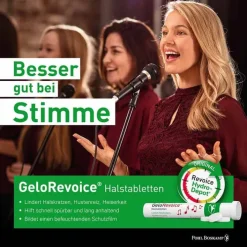 Gelorevoice Halstabletten Cassis-Menthol bei Heiserkeit & Stimmverlust, 3x20 St> Halsschmerztabletten