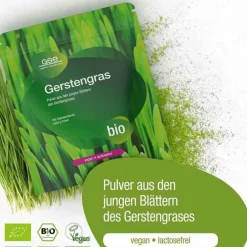 Gerstengras Bio Pulver, 1000 g><noscript><img width=