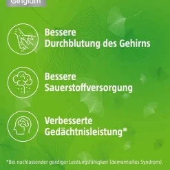 Gingium 240 mg Filmtabletten, 20 St> Ginkgo