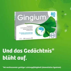Gingium 80 mg Filmtabletten, 30 St