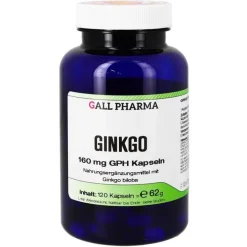 Hecht Pharma Ginkgo 160 mg GPH Kapseln, 120 St> Hirnleistung & Nerven|Durchblutung