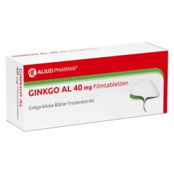 Aliud Pharma GINKGO AL 40 mg Filmtabletten, 60 St> Ginkgo