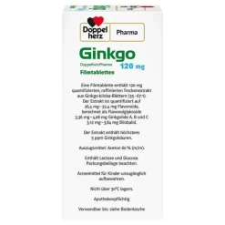 Ginkgo DoppelherzPharma 120 mg Filmtabletten, 120 St