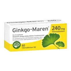 Ginkgo-Maren 240 mg Filmtabletten, 60 St> Ginkgo|Durchblutungs Tabletten