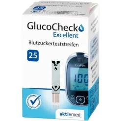 Gluco Check Excellent Teststreifen, 25 St> Teststreifen