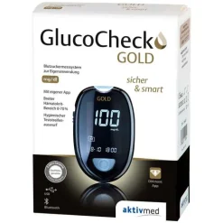 Gluco Check Gold Blutzuckermessgerät Set mg / dl, 1 St> Blutzuckermessgerät