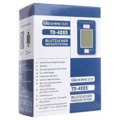 Gluco Test Duo Blutzuckermessger.Starterset mg / dl, 1 St> Blutzuckermessgerät