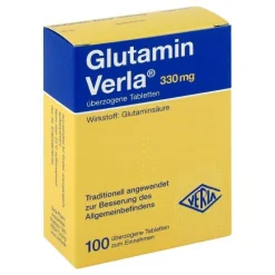 Verla Glutamin ® überzogene Tabletten, 100 St> Durchblutungs Tabletten