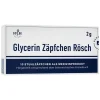 Rösch & Handel Glycerin Zäpfchen Rösch 2 g gegen Verstopfung, 10 St> Abführmittel
