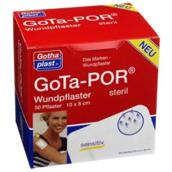 Gota -Por Wundpflaster steril 80x100 mm, 50 St> Sterilpflaster