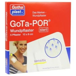 Gota-Por Wundpflaster steril 80x100 mm, 5 St
