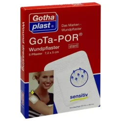 Gota-Por Wundpflaster 5x7,2 cm steril, 5 St